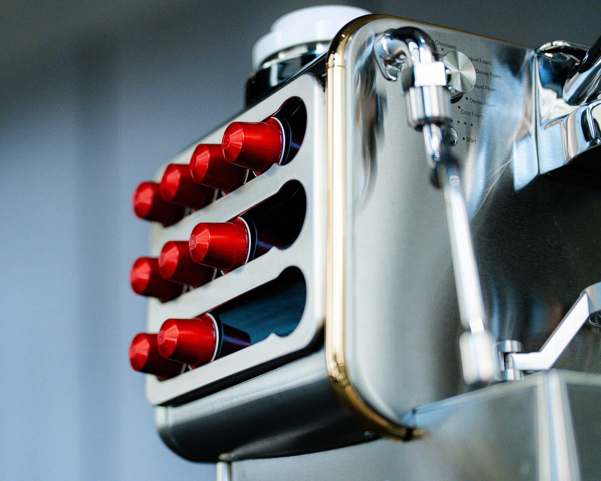 Portacápsulas Cuisine Barista plata